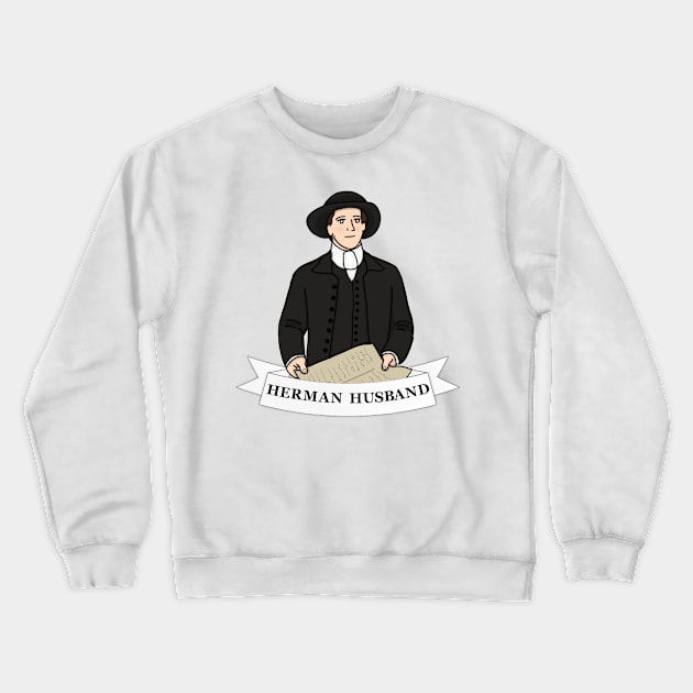 Herman Husband V.2 (Large Design) Crewneck Sweatshirt by Aeriskate